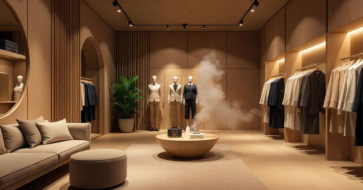 aromatização ambientes comerciais
